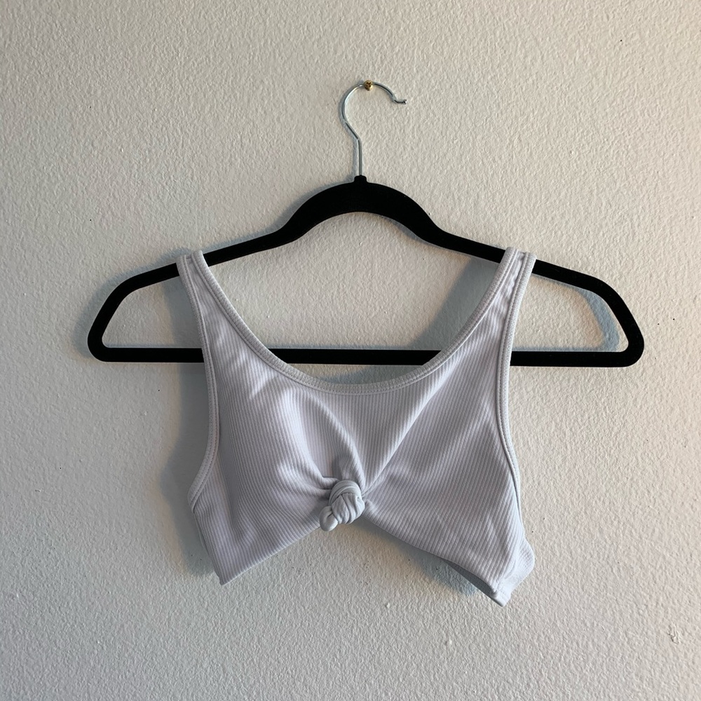 White Knot Swim Top